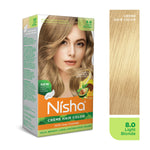 Thumbnail for Nisha Creme Hair Color for Women - Light Blonde - Distacart