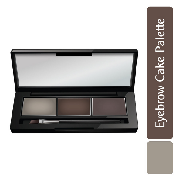 Keya Seth Aromatherapy Professional Eyebrow Cake Palette 3 Colour - Distacart