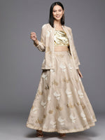 Thumbnail for Ahalyaa Women's Traditional Wear Co-ods - Tan - Distacart