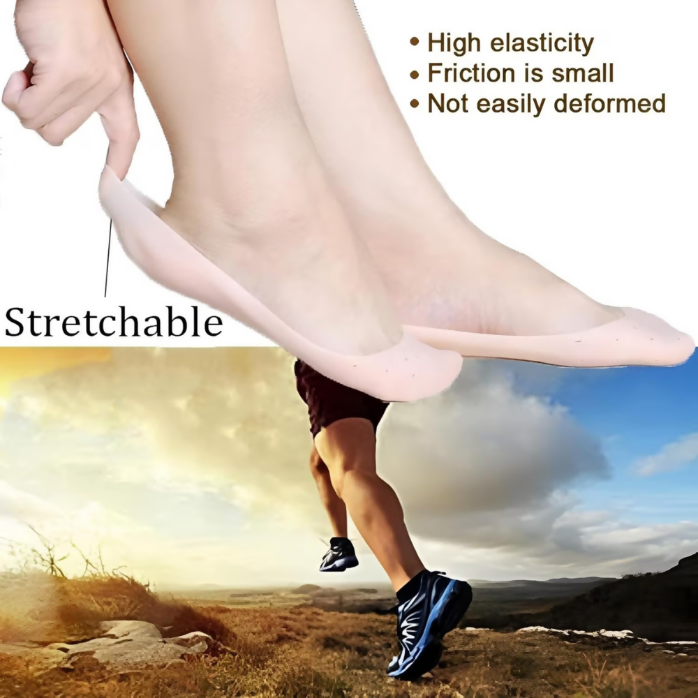 Bronson Professional Smiling Foot Anti Crack Silicone Socks - Dista