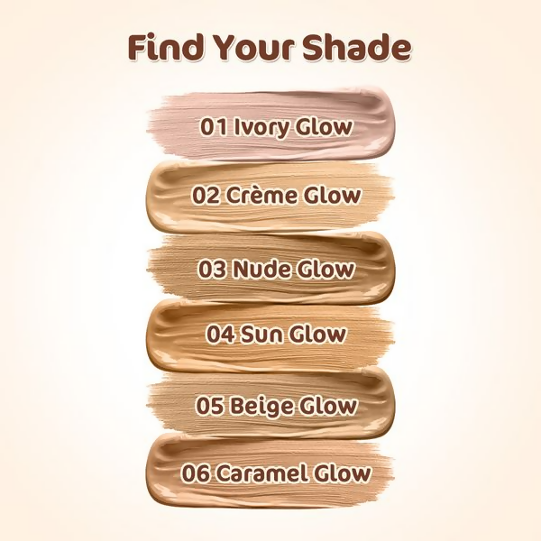 Mamaearth Hydra-Glow Full Coverage Foundation With Vitamin C & Turmeric - Beige Glow - Distacart