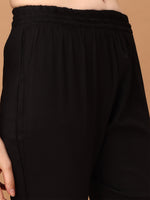 Thumbnail for Embroidered & Printed Kurta With Pant & Printed Dupatta, Black - Hiral Fashion - Distacart