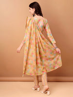 Thumbnail for Embroidered & Printed Kurta With Pant & Printed Dupatta, Multicolor - Hiral Fashion - Distacart