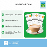 Thumbnail for TeaFit No Sugar Instant Ginger Tea Premix - Travel Pack - Distacart
