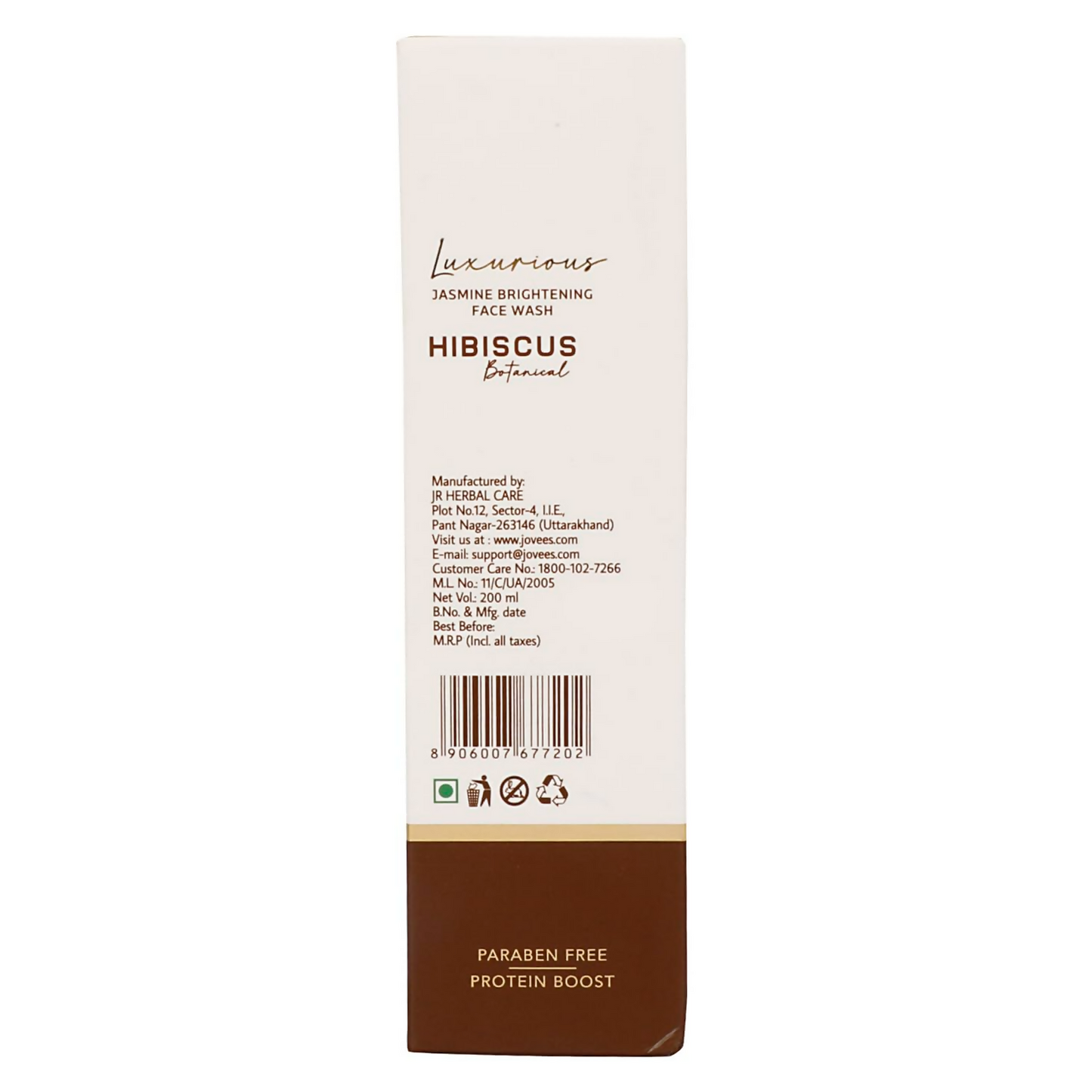 Jovees Professional Jasmine Brightening Face Wash with Aloe Vera - Distacart
