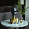 Sun Mun Decors Gold & Black Polyresin Premium Silence Face