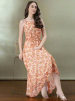 Thumbnail for Souchii Floral Print Tiered Dress – Flowy Fit & Flare