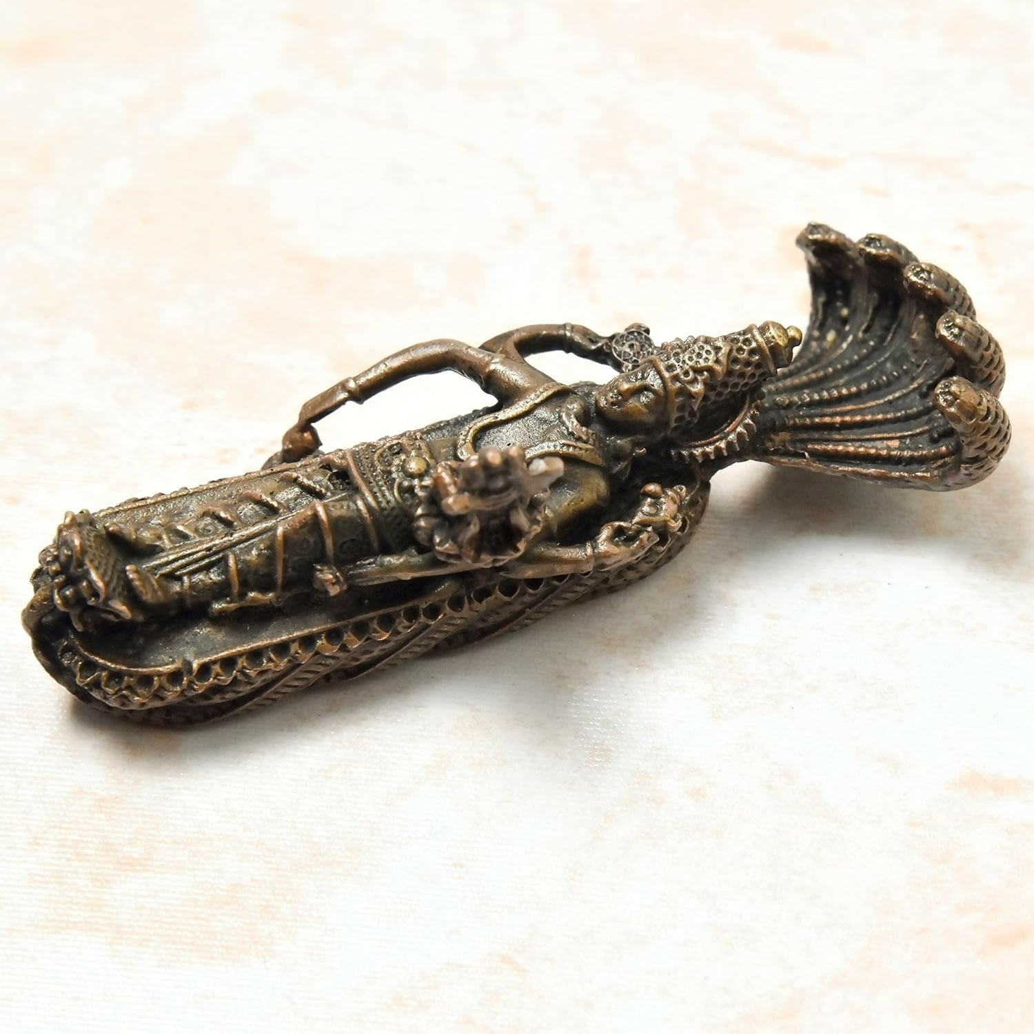 Copper Idols India - By Bhimonee Decor Handmade Ranganatha Swamy Idol - Distacart