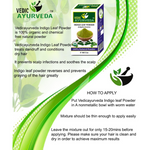Thumbnail for VedicAyurveda Heena Powder, Bhringraj & Indigo Powder - Dista