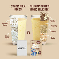 Thumbnail for Slurrp Farm Vanilla Magic Milk Mix Sweetened with Jaggery Powder - Distacart