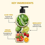 Thumbnail for Hydrate & Soften Shampoo with Aloe Vera & Vegan Protein - Distacart