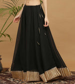 Thumbnail for Joban Fashion Black Georgette Lehenga Set