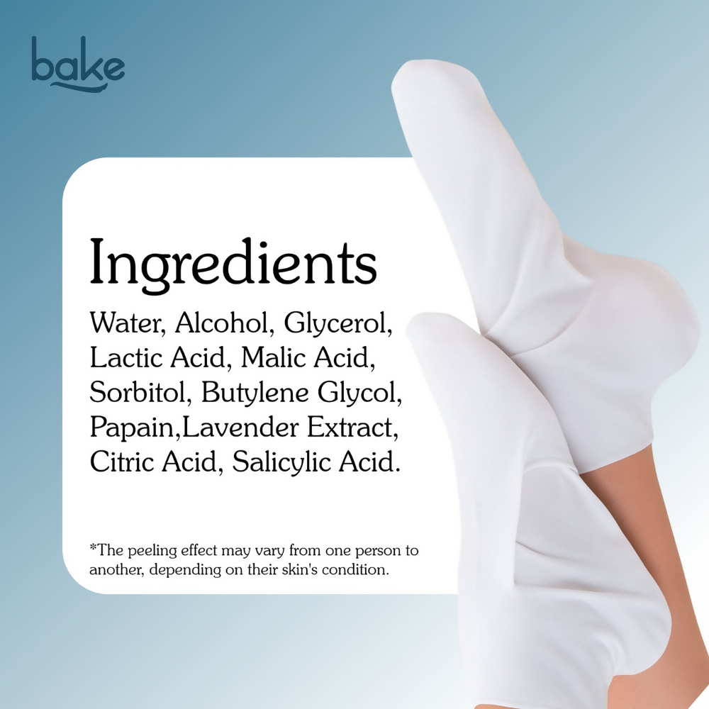 Bake AHA + BHA Peeling & Exfoliating Foot Mask