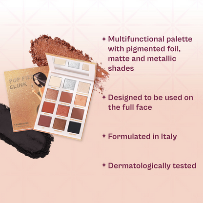 Typsy Beauty Pop Fizz Clink Champagne Eyeshadow Palette - Distacart