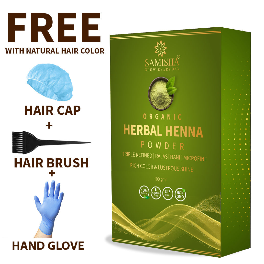 Samisha Henna Leaves Powder - Distacart