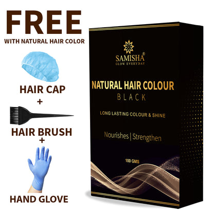 Samisha Black Hair Colour Powder – Original & Organic Natural Black - Distacart