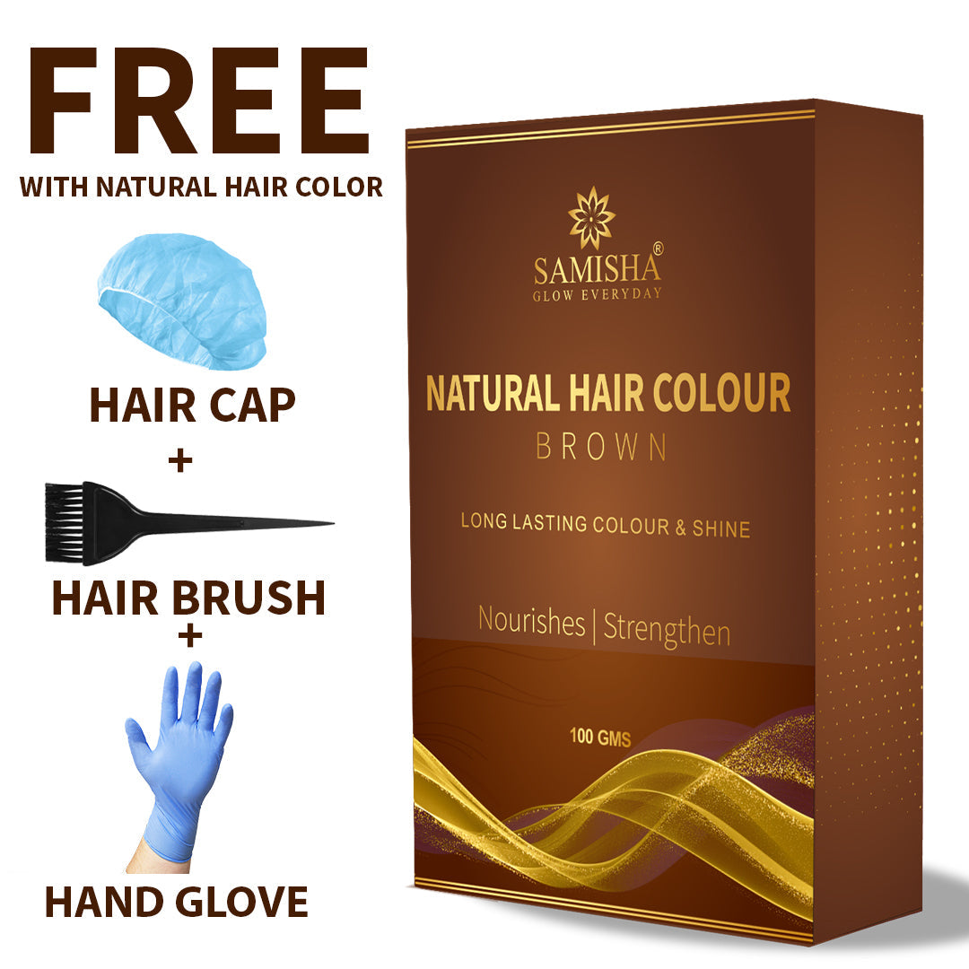 Samisha Brown Hair Colour Powder – Original & Organic Natural Brown - Distacart