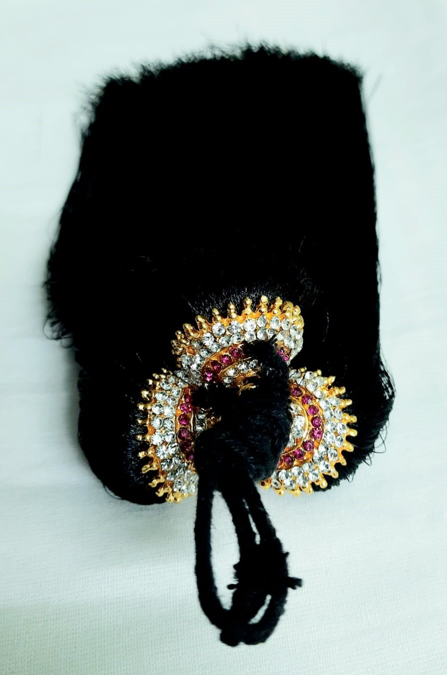 Elite Trading Hair Kunjalam Traditional South Indian Braid Accessory for Classical Dance & Bridal Wear - Distacart