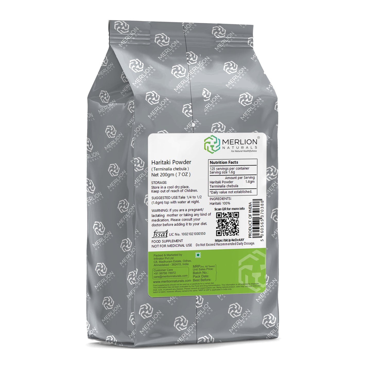 Merlion Naturals Haritaki Powder - Distacart