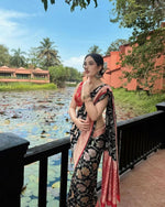 Thumbnail for Preksha Creation Indian Style Banarasi Soft Silk Women Saree - Black - Distacart