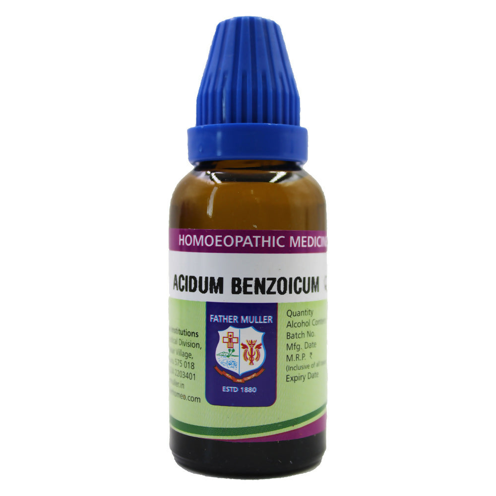 Father Muller Acidum Benzoicum Mother Tincture Q - Distacart