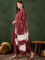 Thumbnail for Sangria Pure Cotton Kurta & Trouser With Dupatta