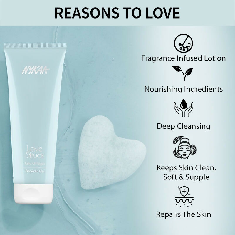 Buy Nykaa Love Struck Talk All Night Shower Gel Online at Best Price