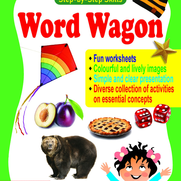 Step By Step Skills Word Wagon-1(Tearble Colourful Worksheets) - Dista