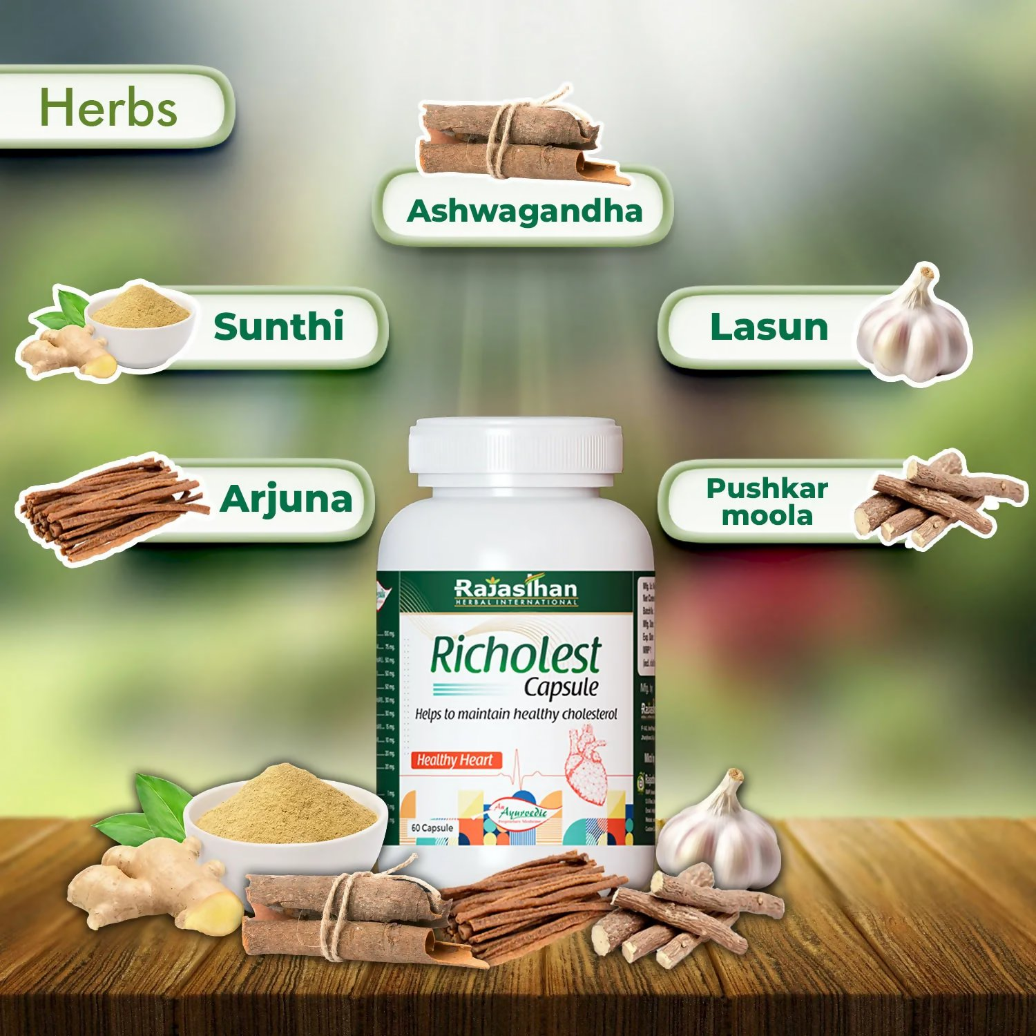 Rajasthan Herbals Richolest Capsules - Distacart
