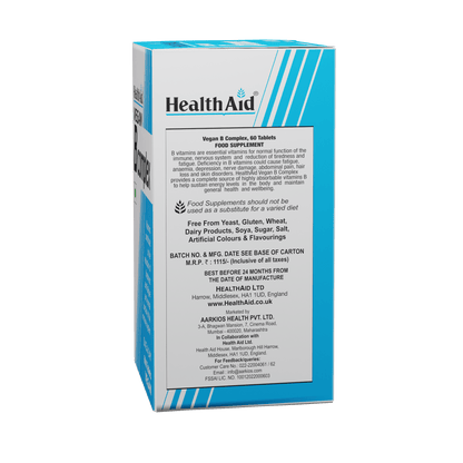 HealthAid Veg B Complex Tablets - Distacart