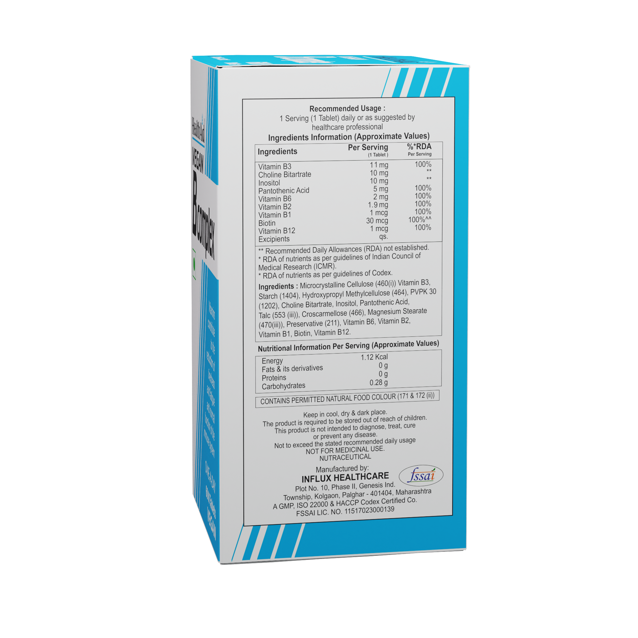 HealthAid Veg B Complex Tablets - Distacart