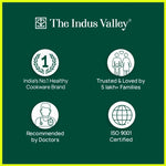 Thumbnail for The Indus Valley CASTrong Cast Iron Cookware Set: Tawa+ Kadai+ Fry Pan, Kitchen Set for Home, Pre-seasoned, 100% Pure, Toxin-free, Tadka Pan