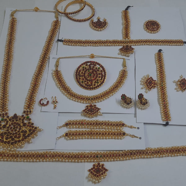 Elite Trading Heavy Boll Bharatnatyam Dance Jewellery Set - Distacart