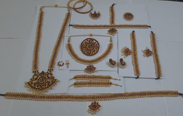 Elite Trading Heavy Boll Bharatnatyam Dance Jewellery Set - Distacart