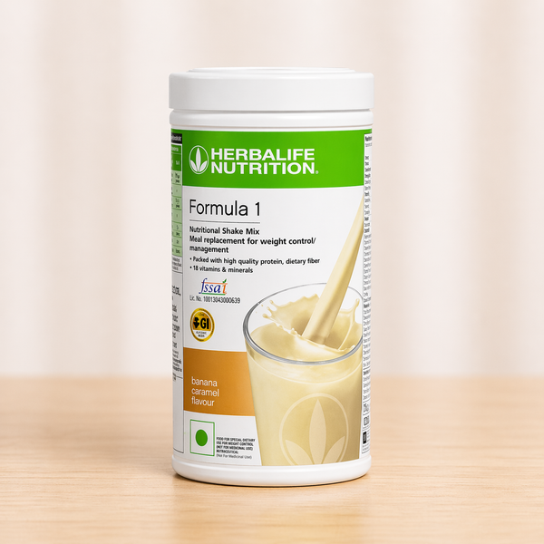Herbalife Formula 1 Nutritional Shake Mix - Banana Caramel Flavour - Distacart