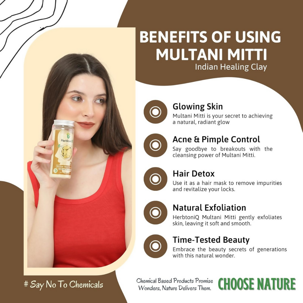 Herbtoniq Orange Peel and Multani Mitti Powder - Dista