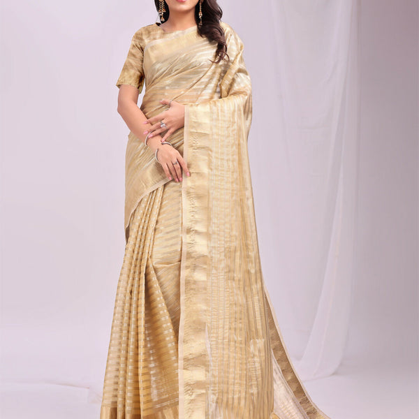 Astita Organza Gold Saree