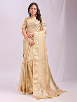 Thumbnail for Astita Organza Gold Saree