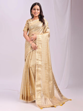 Astita Organza Gold Saree
