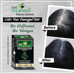 Thumbnail for VedicAyurveda Natural Henna hair color Soft Black - Dista