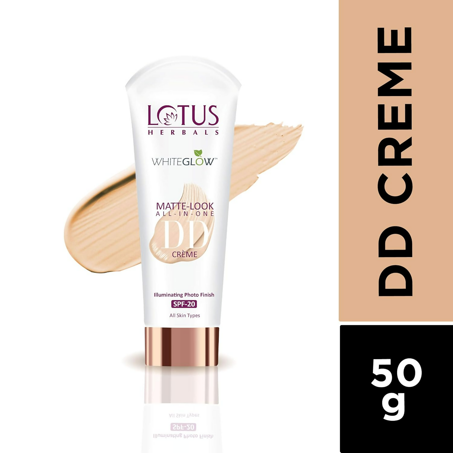Lotus Herbals Whiteglow Matte Cream Look All In One DD Crame Spf 20 - Distacart