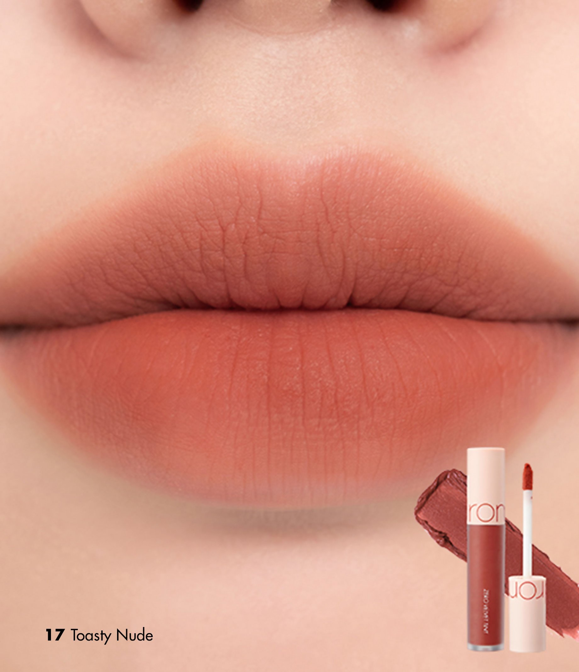 Rom&nd Zero Velvet Tint - 17 Toasty Nude - Distacart