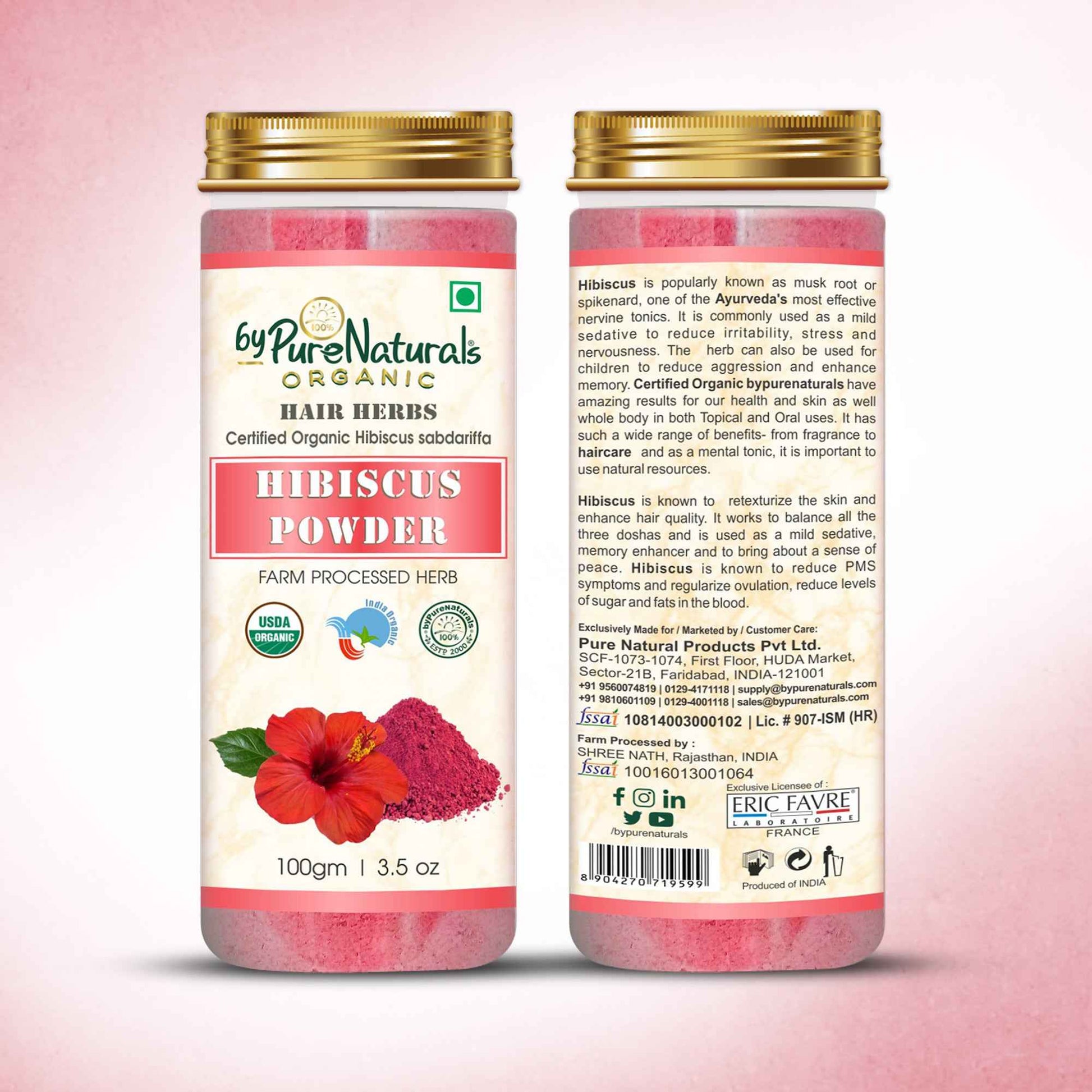 byPureNaturals Organic Hibiscus Powder - Dista