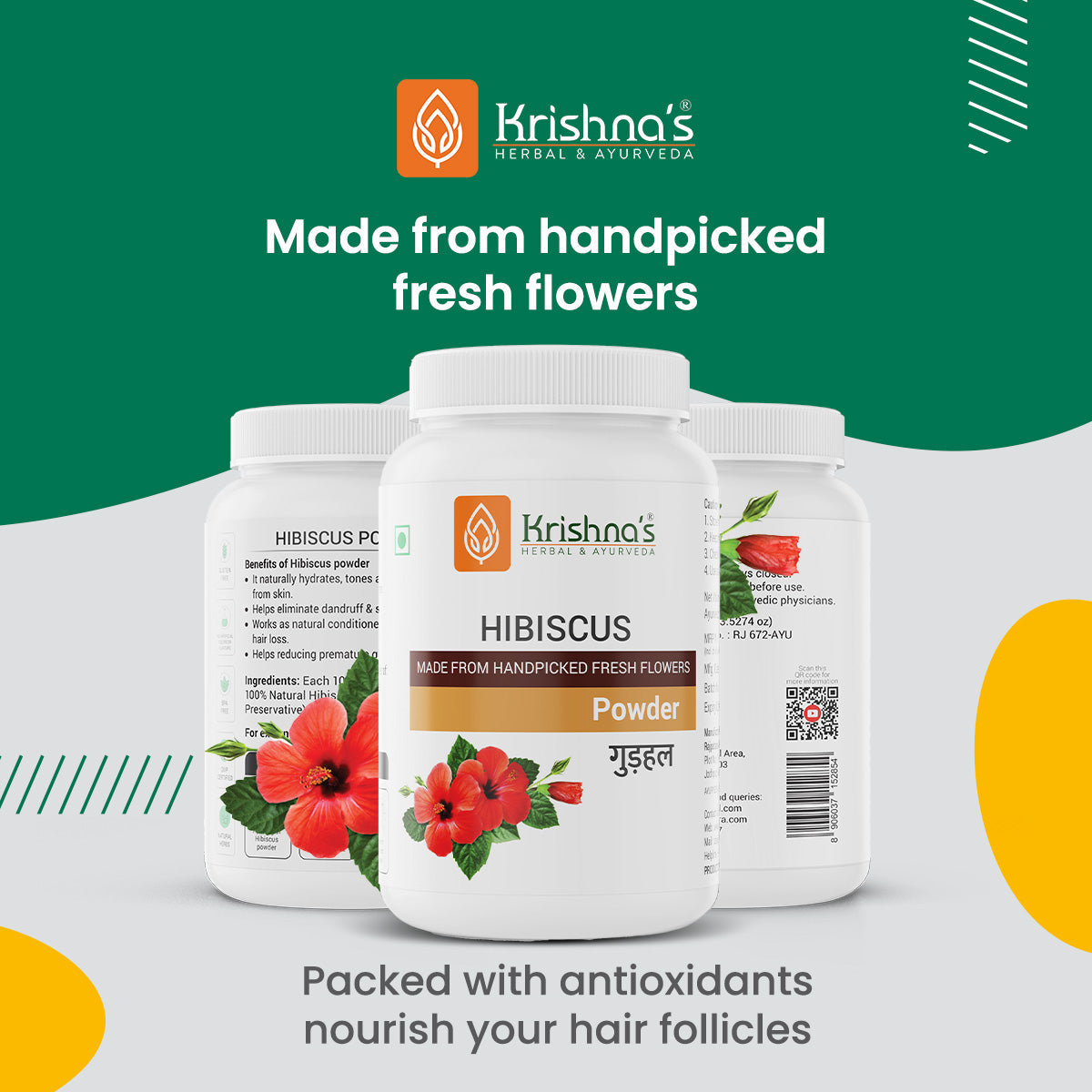 Krishna'S Herbal & Ayurveda Hibiscus Powder