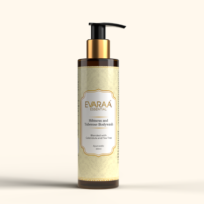 Evaraa Essential Hibiscus And Tuberose Body Wash - Distacart