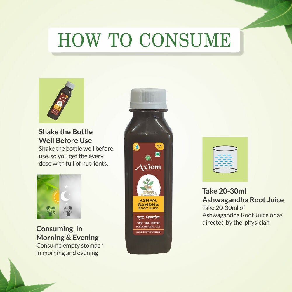 Axiom Ashwagandha Root Juice - Distacart