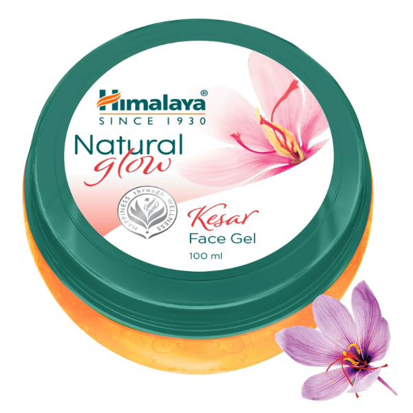 Himalaya Natural Glow Kesar Face Gel - Distacart