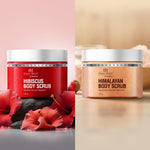 Thumbnail for Botanic Hearth Deep Exfoliation Combo - Himalayan & Hibiscus Body Scrubs - Distacart