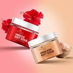 Thumbnail for Botanic Hearth Deep Exfoliation Combo - Himalayan & Hibiscus Body Scrubs - Distacart