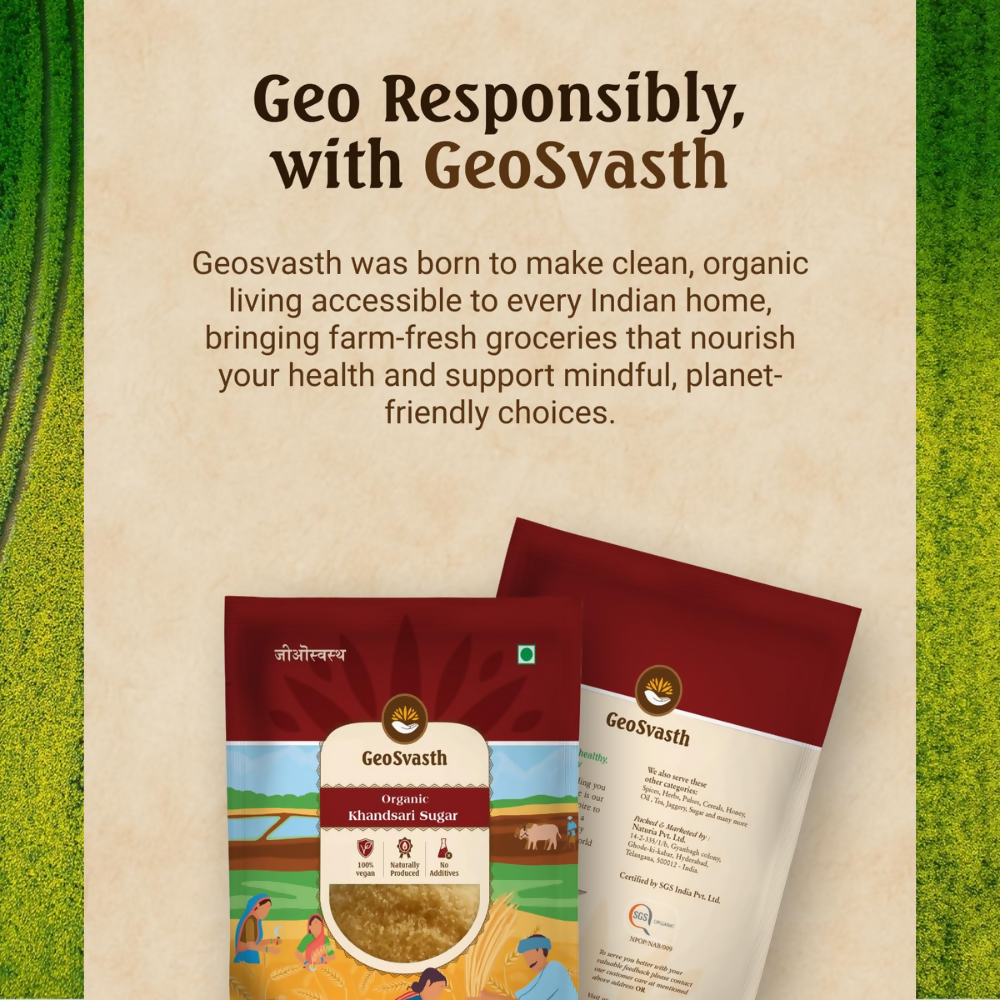 Geosvasth Organic Khandsari Sugar - Dista